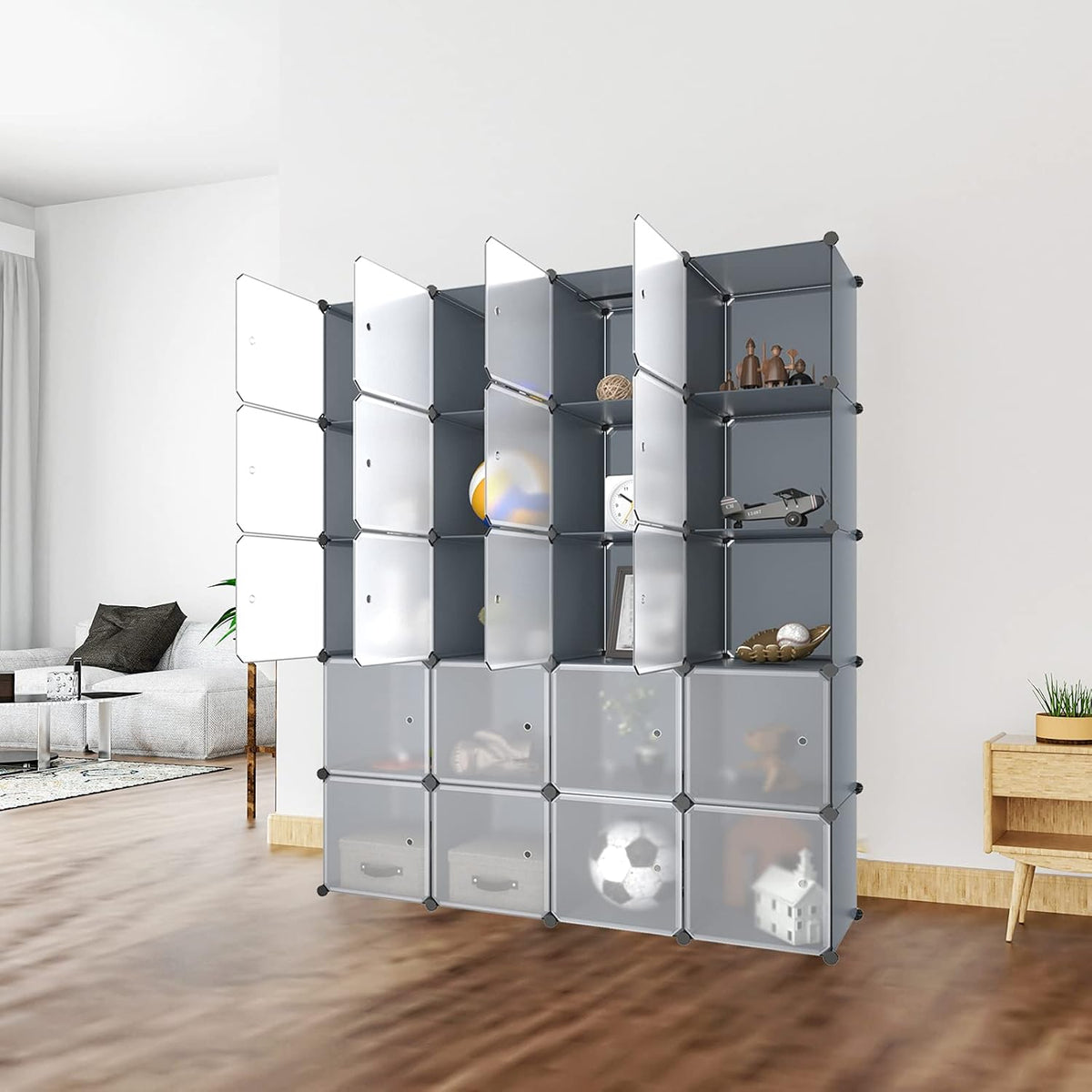 30-Cube Storage Cabinet with Doors A208704