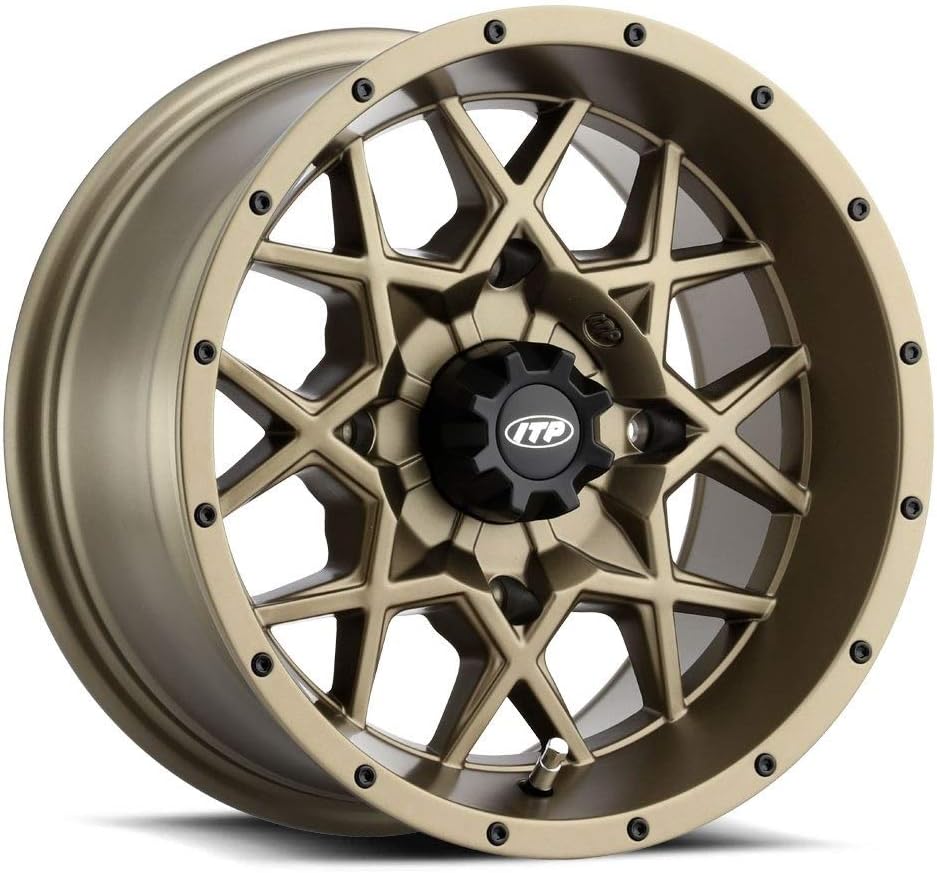 14 Wheels Bronze 28 Tires 4x110 Bolt Pattern 10mmx1.25 Lug Kit K485