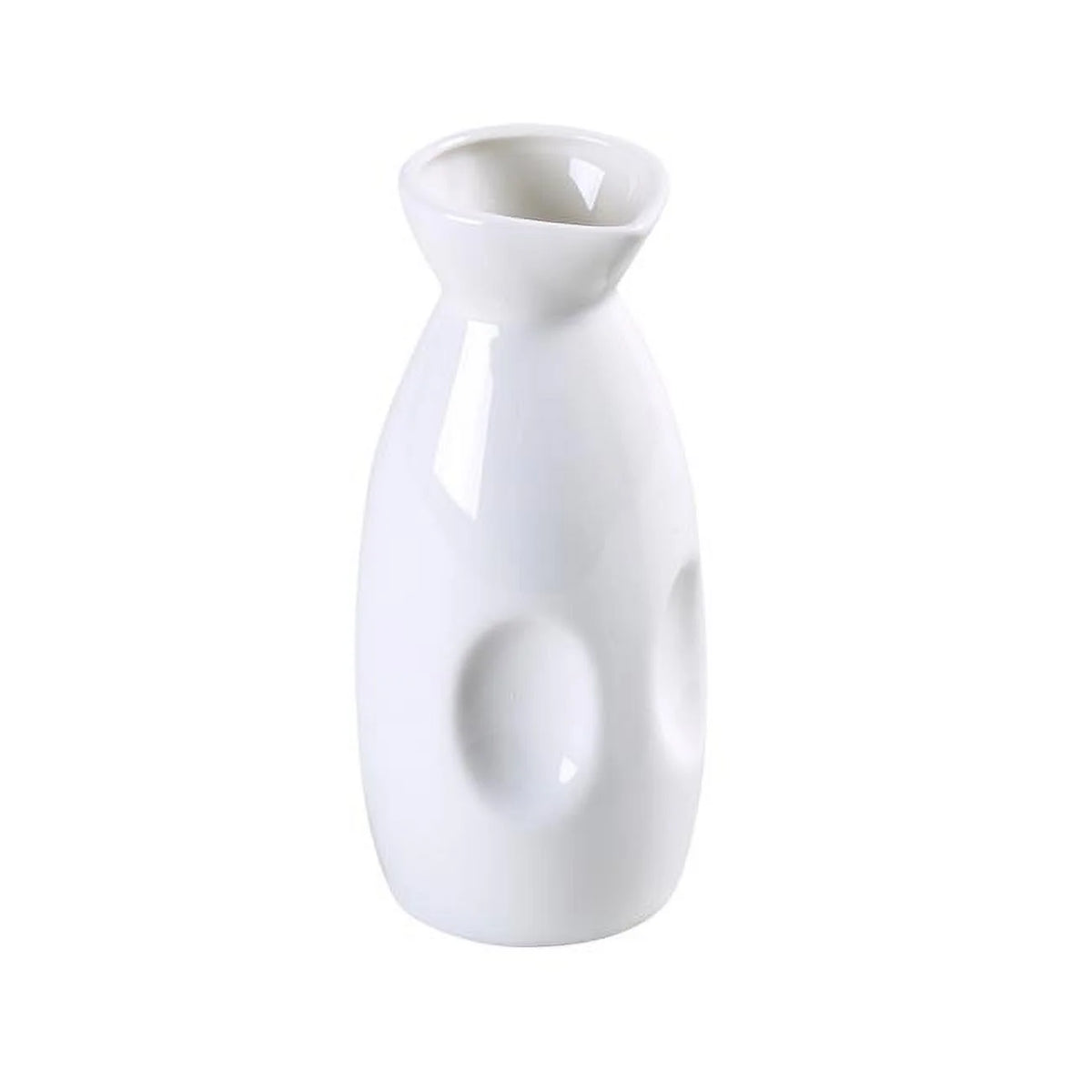 7.5 oz Bone White Porcelain Wine Pot O482