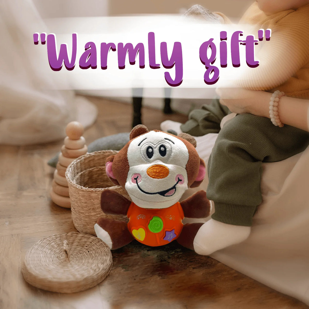 Plush Monkey Baby Toy M20038