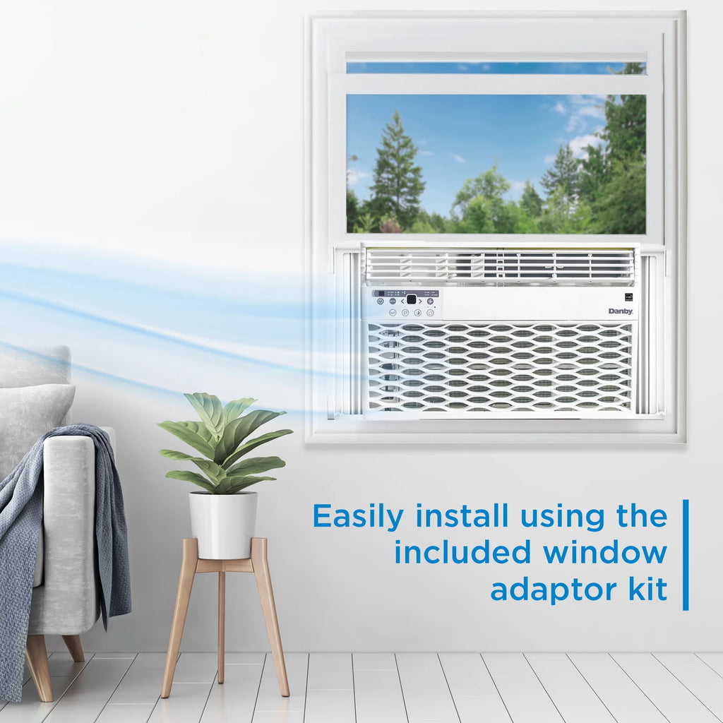 10,000 BTU White Window AC R993