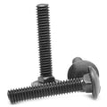 5/16 inch-18 x 1 1/2 inch Coarse Thread Grade 5 Carriage Bolt Medium Carbon Steel Black Oxide Pk 1250 R9008