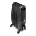 Oil-Filled Radiator Space Heater, Quiet 1500W, Adjustable Thermostat, 3 Heat Settings, Timer Z172