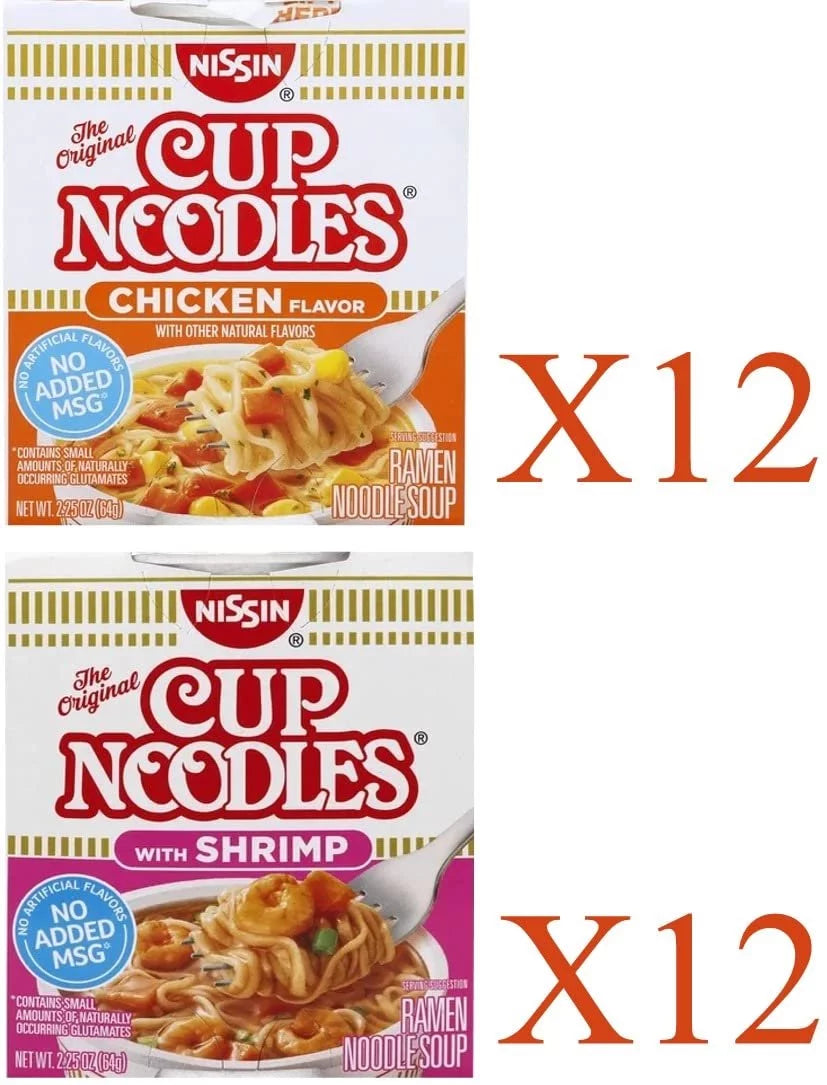 24 Count Instant Cup Noodles Variety Pack H4987