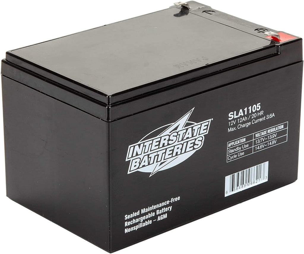 12V 12Ah Sealed Lead Acid Rechargeable SLA AGM Battery Pack of 2 H251