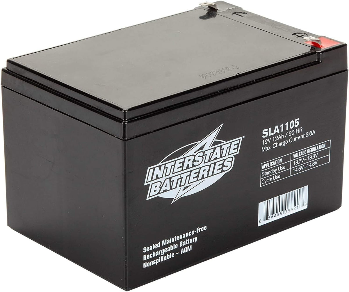 12V 12Ah Sealed Lead Acid Rechargeable SLA AGM Battery Pack of 2 H251