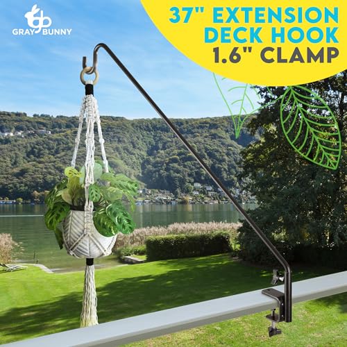 37 Inch Bird Feeder Pole with Non-Slip Clamp M651