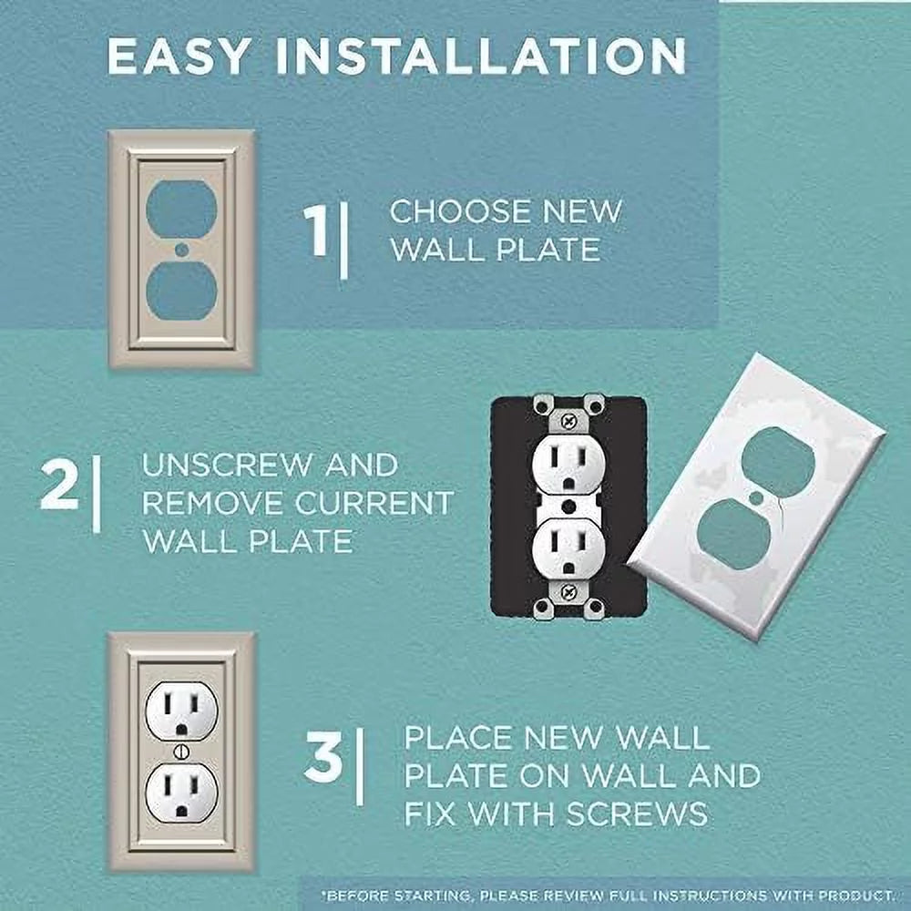 Wood Triple Toggle Switch Wall Plate X4189