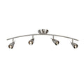 Satin Nickel LED 4 Light Fixed Track L53229