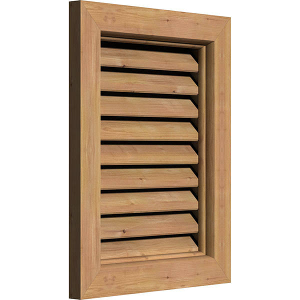 Unfinished Functional Vertical Gable Vent X77889