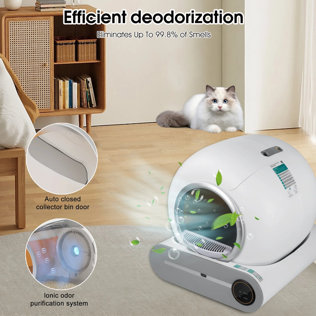 Automatic Self Cleaning Cat Litter Box with App Control L8809