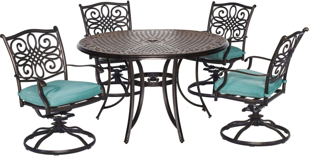 Blue 5-Piece Dining Set N471