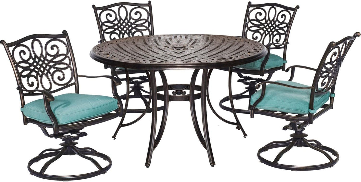 Blue 5-Piece Dining Set N471