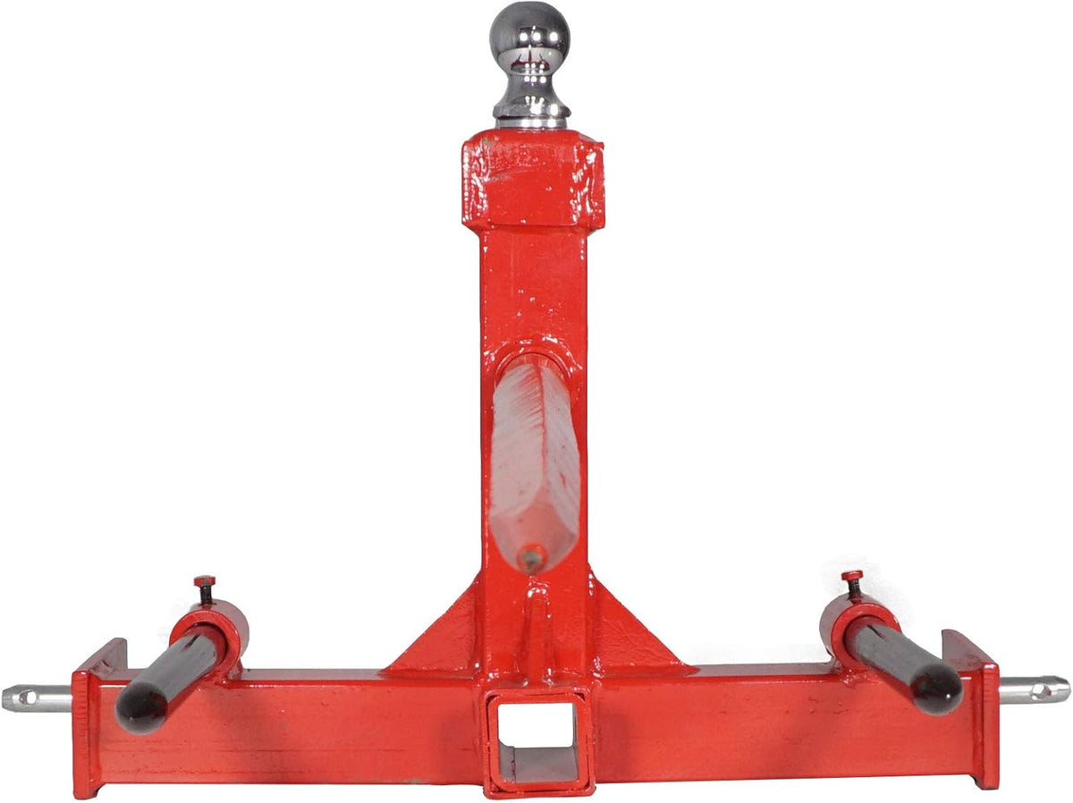 3 Pt Cat 1 Tractor Receiver Hitch with Hay Spear and 2 Stabilizers C532