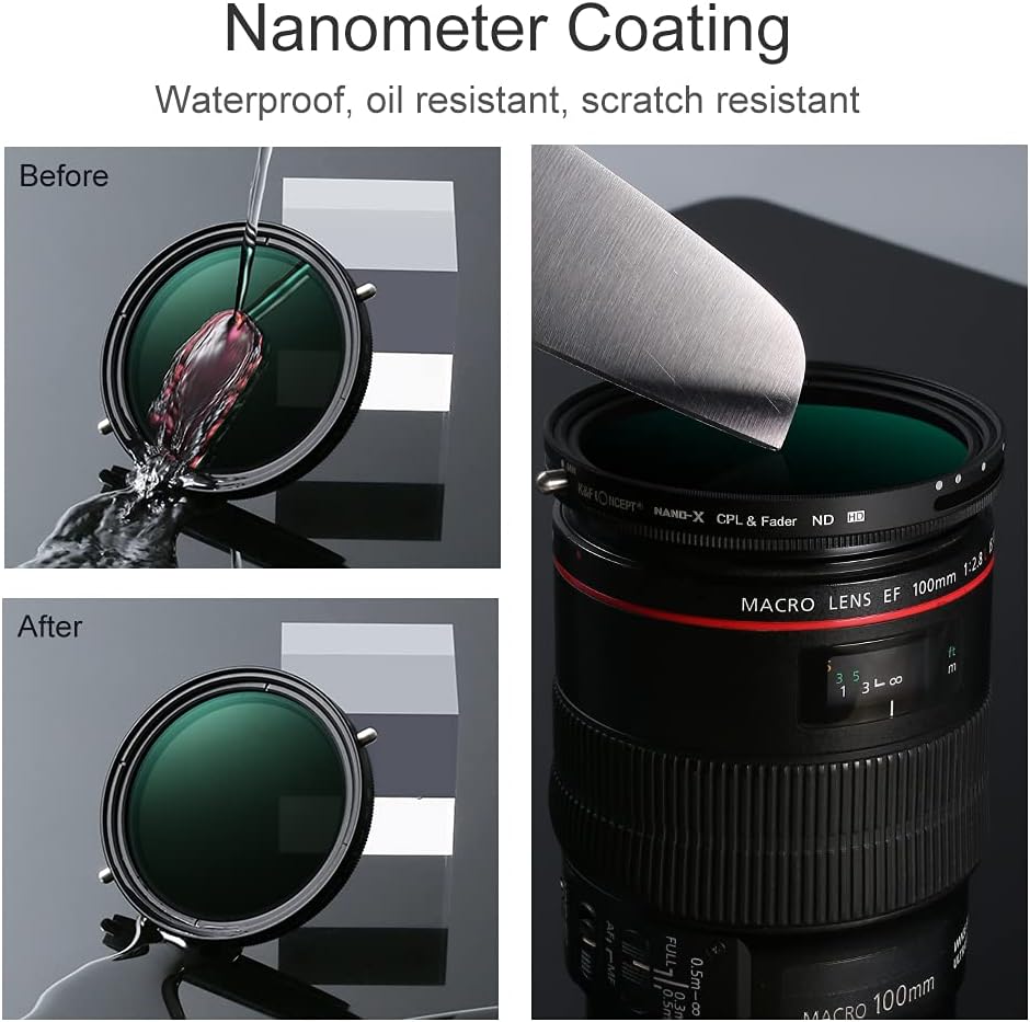 77mm Variable ND and CPL Filter 2 in 1 G622154
