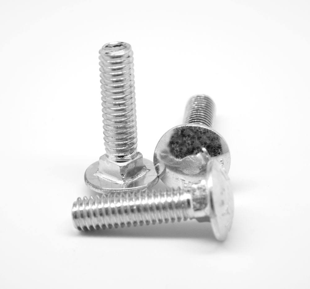 3/8x22-16 x 3/4x22 Coarse Thread Carriage Bolt Stainless Steel 316 Pk 100 Z754