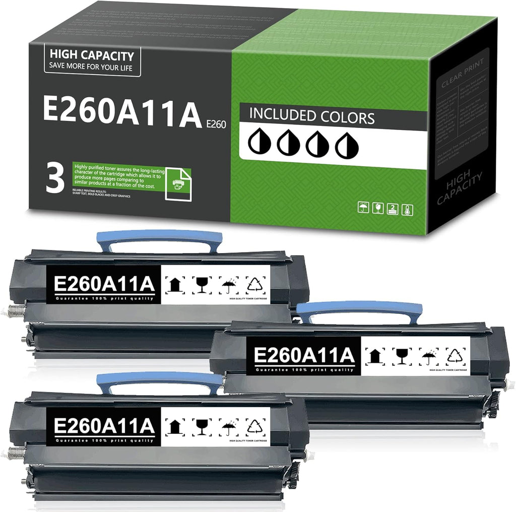 Remanufactured Toner Cartridge Replacement (3 Black) D645163