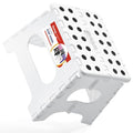White 7.5 Inch Plastic Folding Step Stool W523951