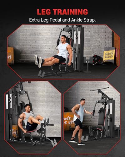 150LBS Weight Stack Multifunctional Home Gym Machine Q771575