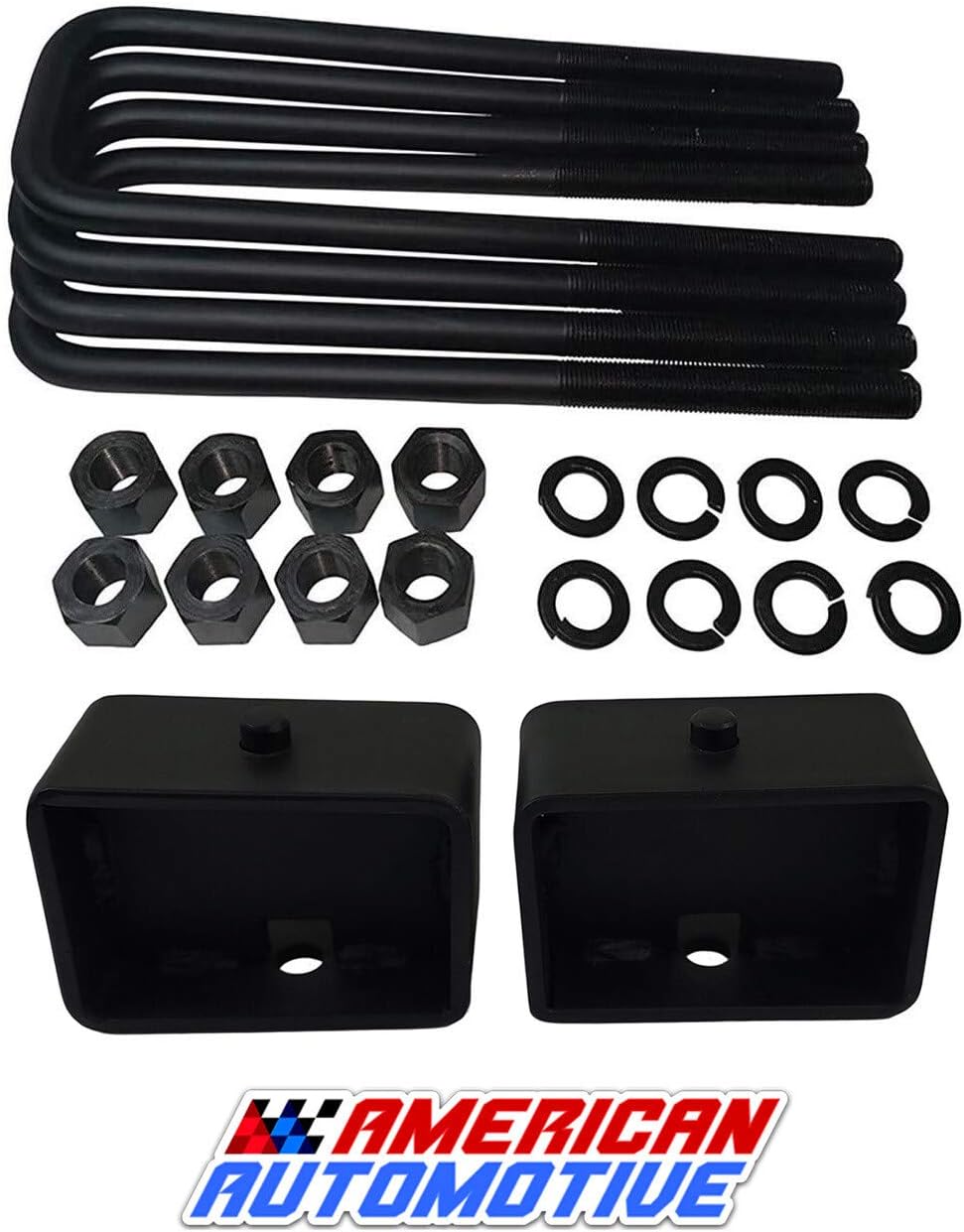 4 Inch Rear Suspension Lift Steel Blocks and U Bolts V828