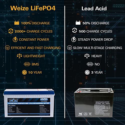 12V 100Ah LiFePO4 Lithium Battery with Smart BMS G81332