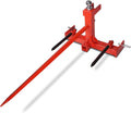 3 Pt Cat 1 Tractor Receiver Hitch with Hay Spear and 2 Stabilizers C532