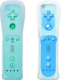 2 Pack Wii Remote Controller Silicone Case and Wrist Strap Light Green W320297