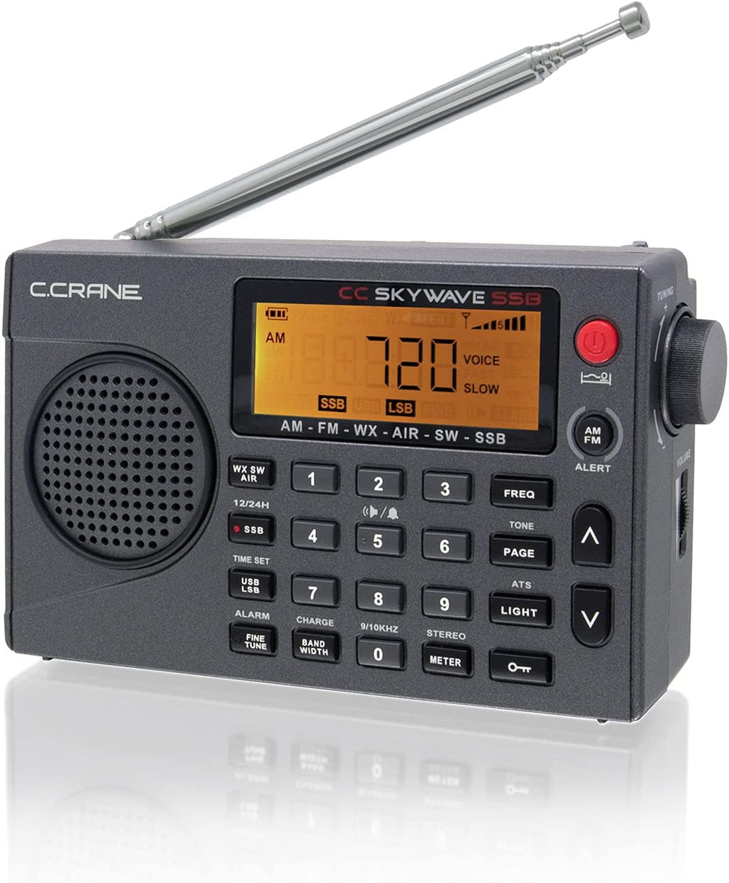 AM FM Shortwave NOAA Weather Radio with AC Adapter U83071