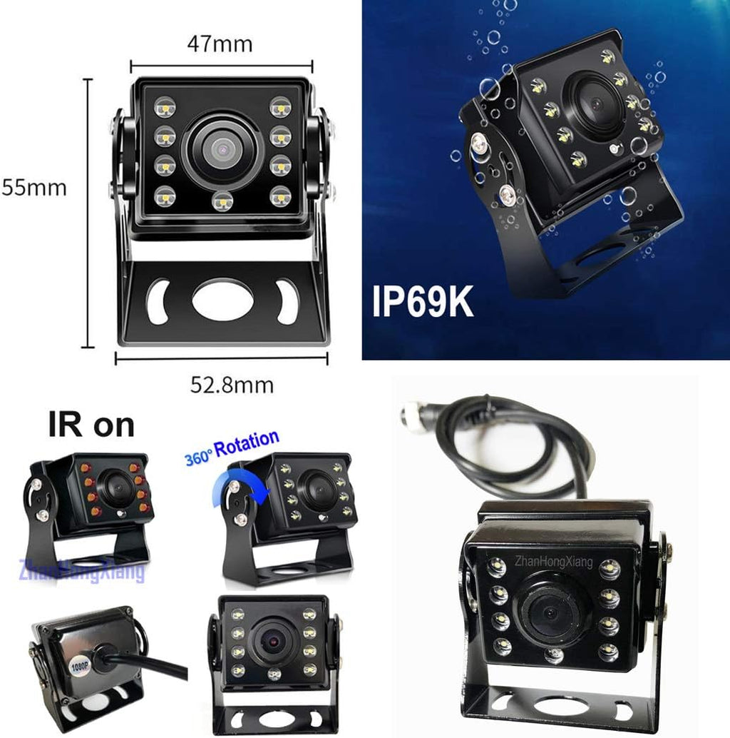 IP69 Waterproof HD 1080P Rear View Camera and 9 IPS Monitor System V66512