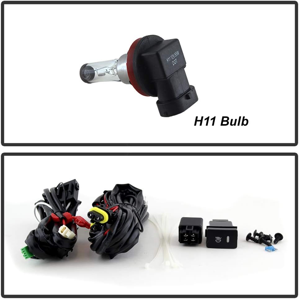 Yellow Fog Lights Bumper Lamps P68482