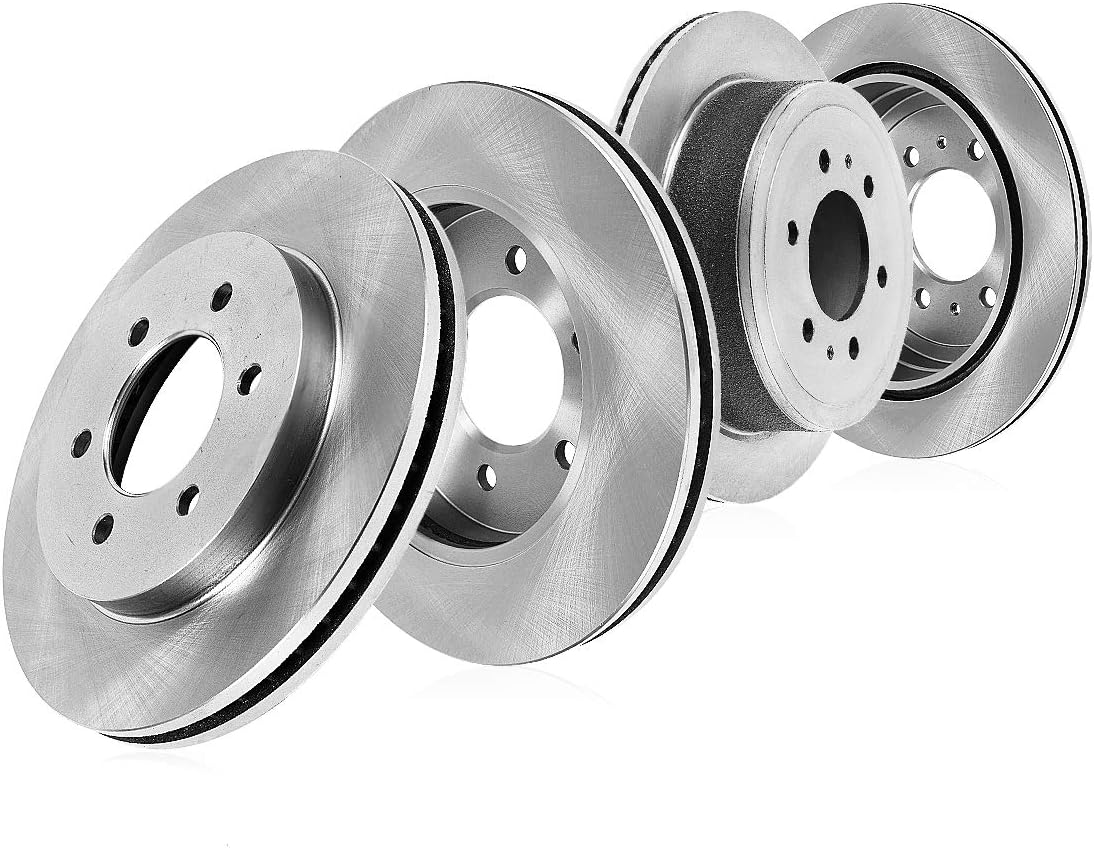 345.1mm Front + 315.1mm Rear 6 Lug Rotors F589