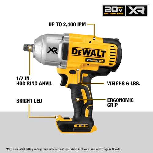 20V MAX XR Brushless High Torque 1/2" Cordless Impact Wrench Z7213