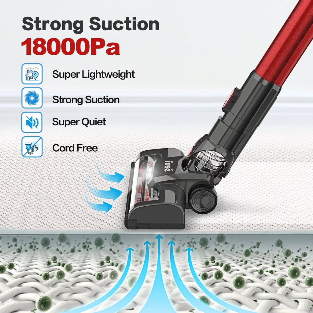 4-in-1 Cordless Stick Vacuum with Handheld Vacuum Q90429