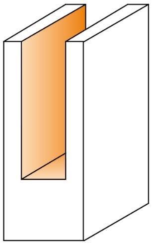 Carbide Straight Bit 3/8-Inch Diameter 1/4-Inch Shank U55878