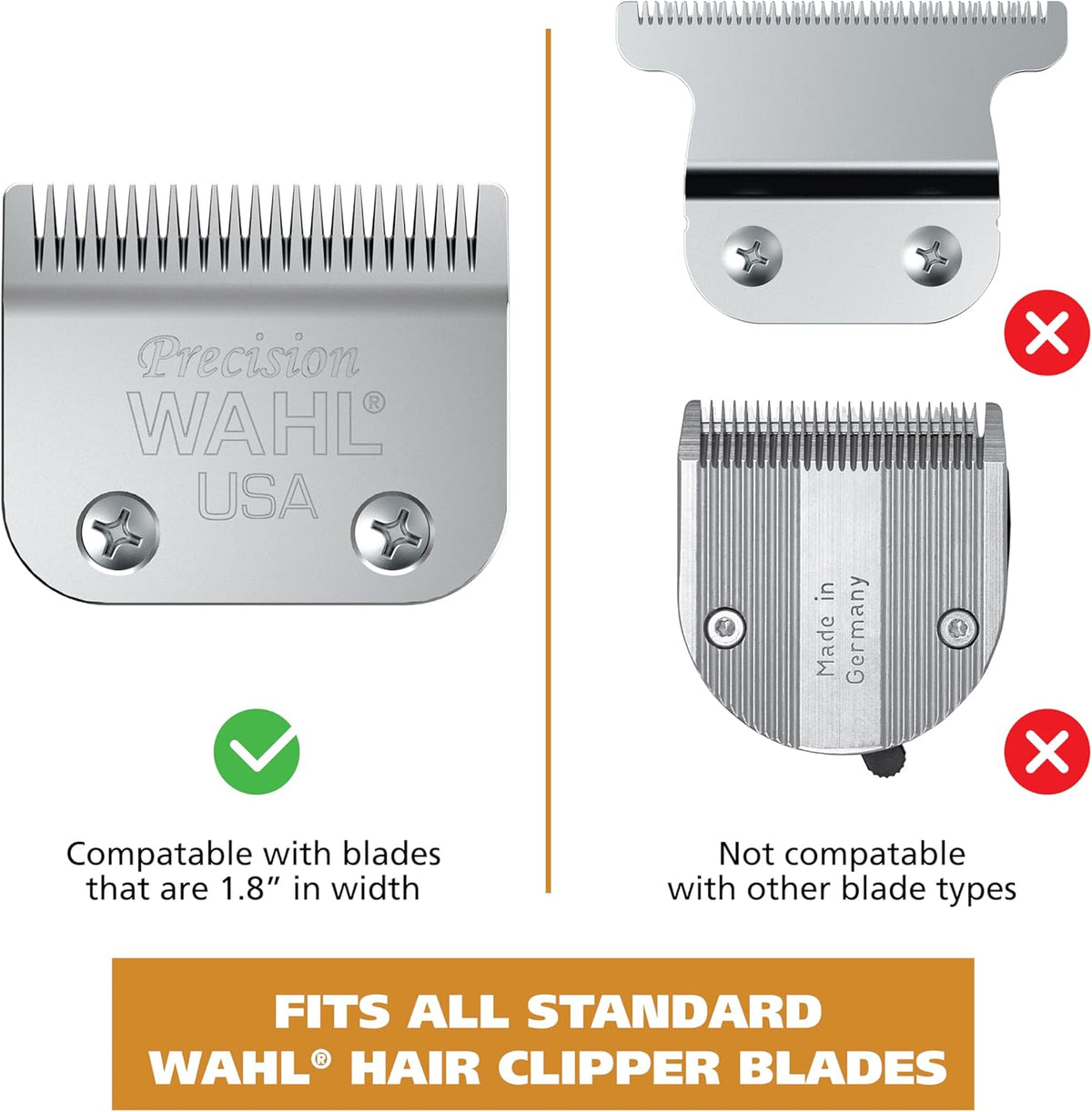 Hair Clipper Attachment Guard Set, 2 Guide Combs T94549