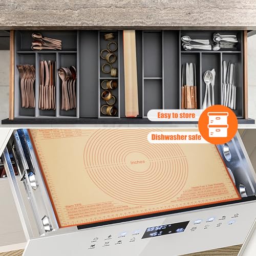 Non-slip Silicone Extra Large Baking Mat with Measurement Y460