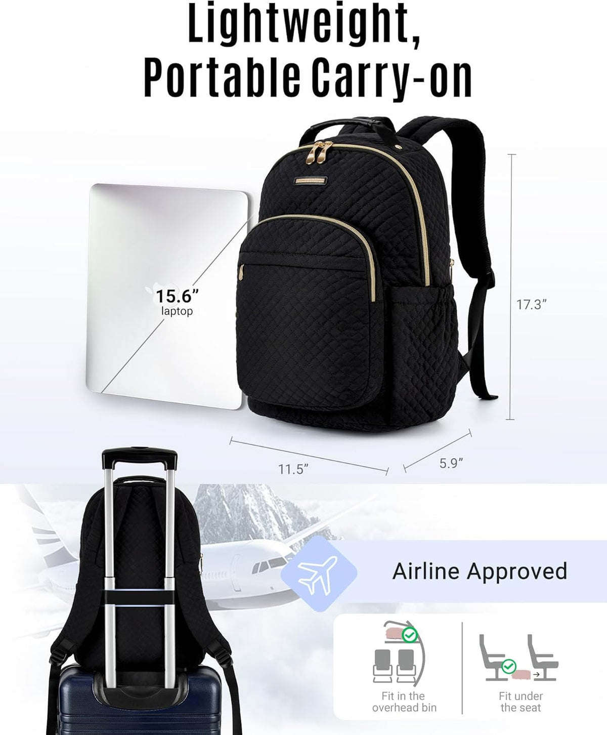 17.3 inch Rolling Laptop Bag U221529