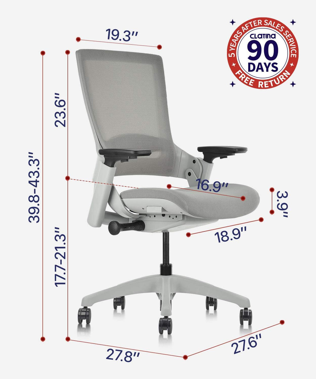 Grey Ergonomic Mesh Back Executive Chair T57798