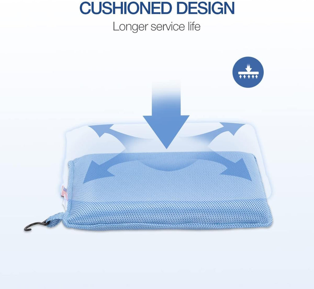 Rotating Adjustable Shower Stool with Waterproof Cushion L490