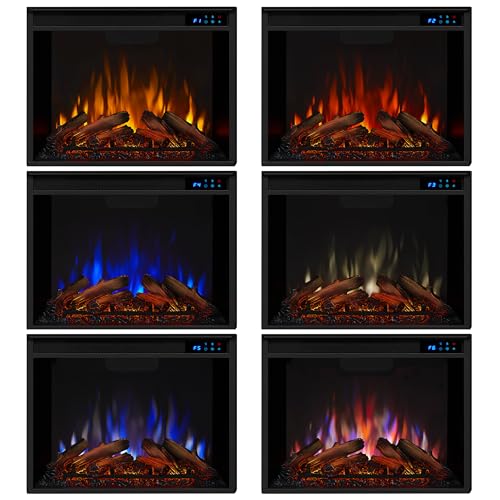 74" Electric Fireplace TV Stand with Adjustable Shelves and Storage, Remote Control, Timer A869