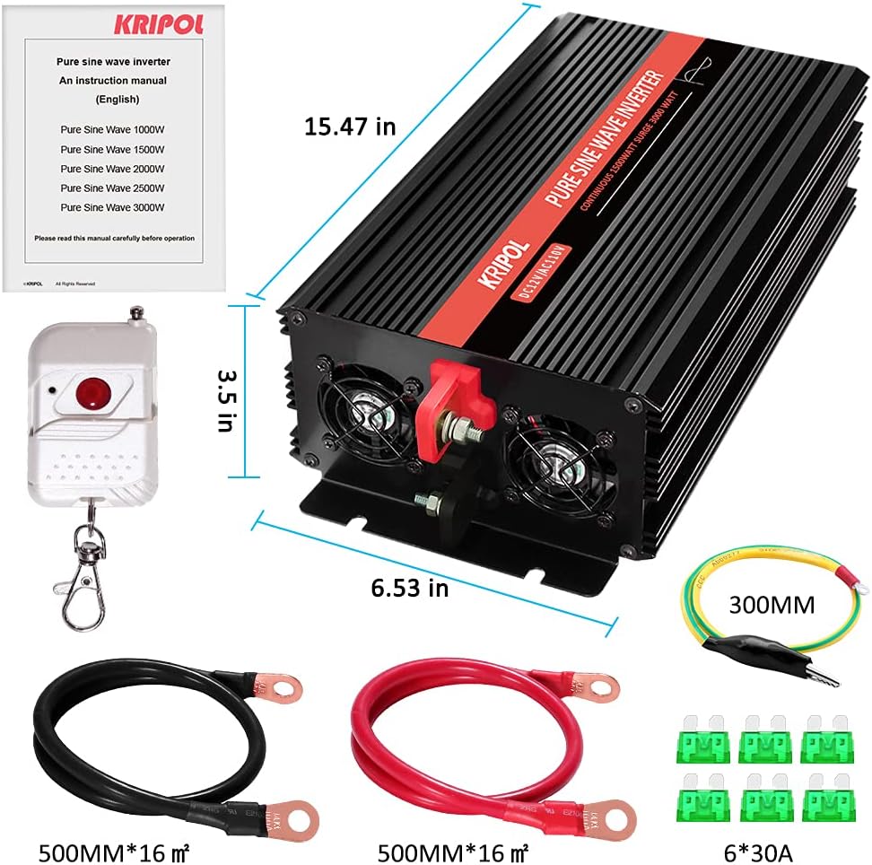 2000 Watt Pure Sine Wave Inverter X98925