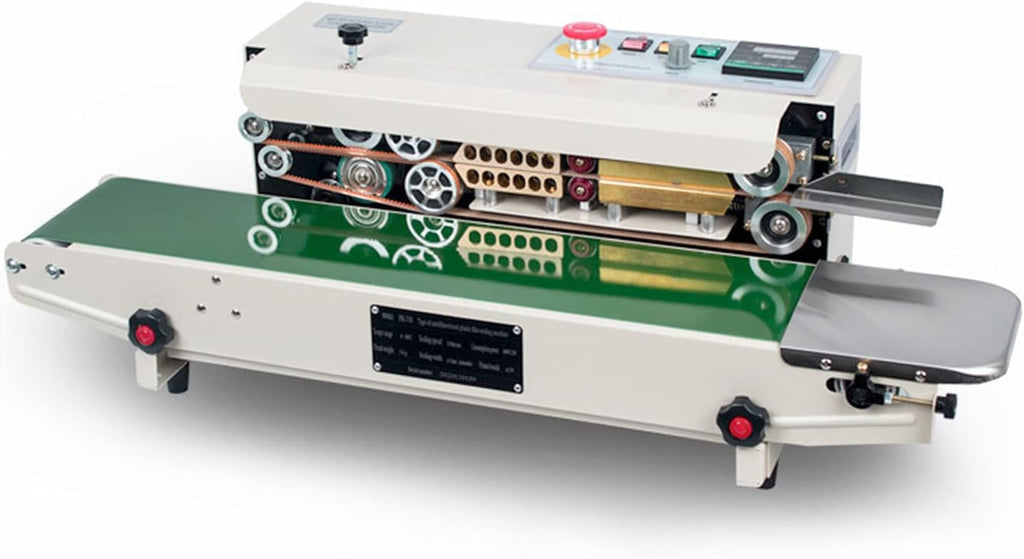 Continuous Sealing Machine Automatic Band Sealer with Digital Thermostat for Plastic Poly Bag Film 110V K983
