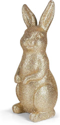 Golden Polyresin Bunny Easter Decor Statue C794816
