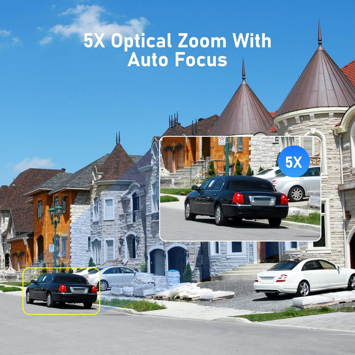 5MP PTZ POE Outdoor IP Dome Camera with 5X Optical Zoom W853