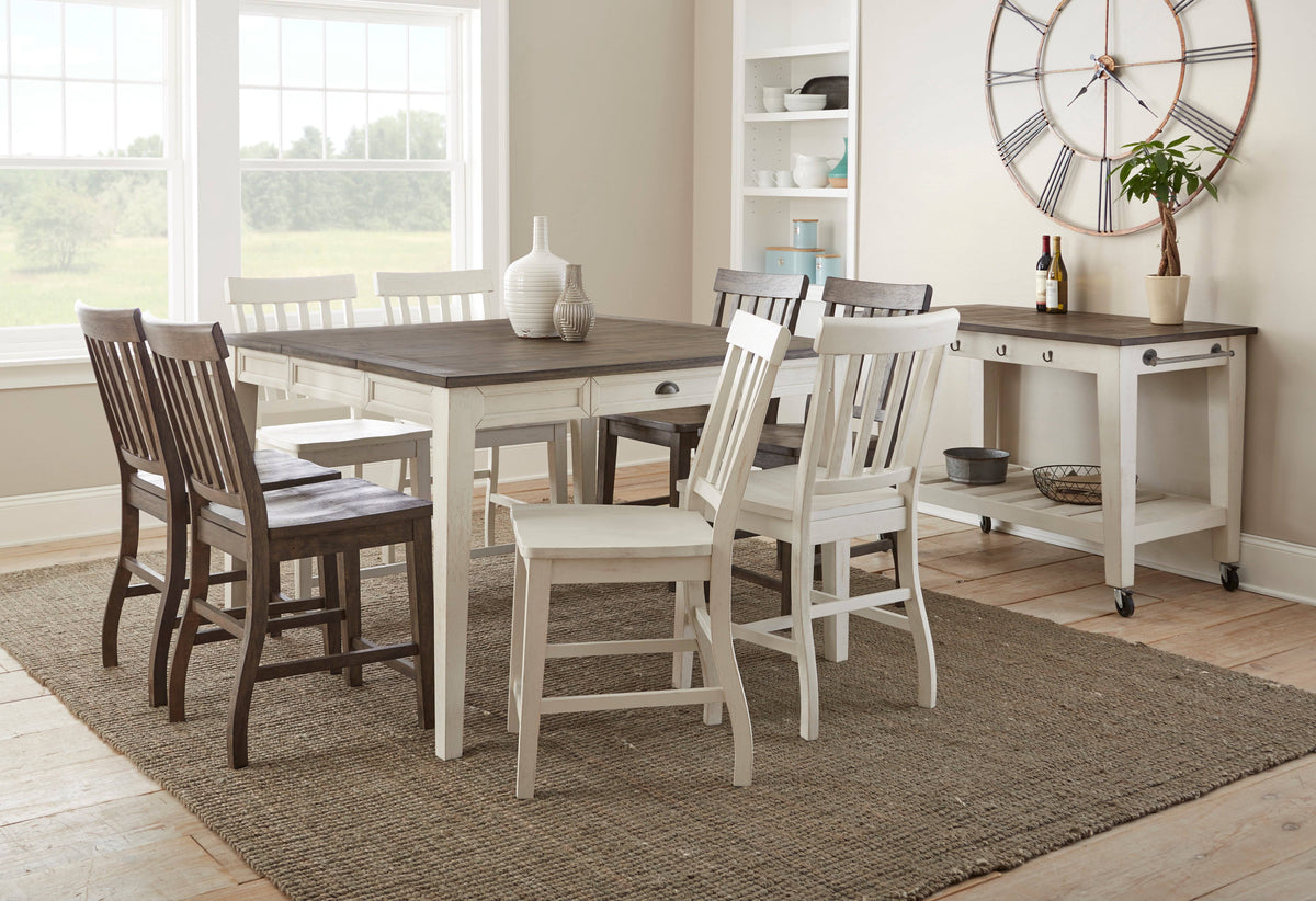 White Kitchen Cart S243018