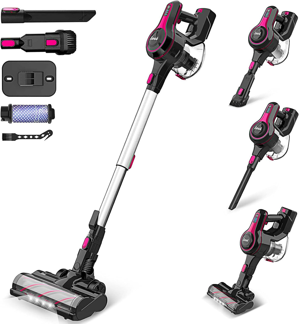 Cordless Vacuum Cleaner Lightweight Handheld Stick Vacuum W354