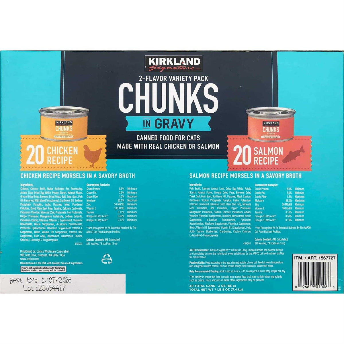 Chunks in Gravy Canned Cat Food Variety Pack Q7282