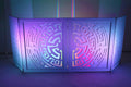 DJ Facade / DJ Booth 4 Panel White Frame O24572