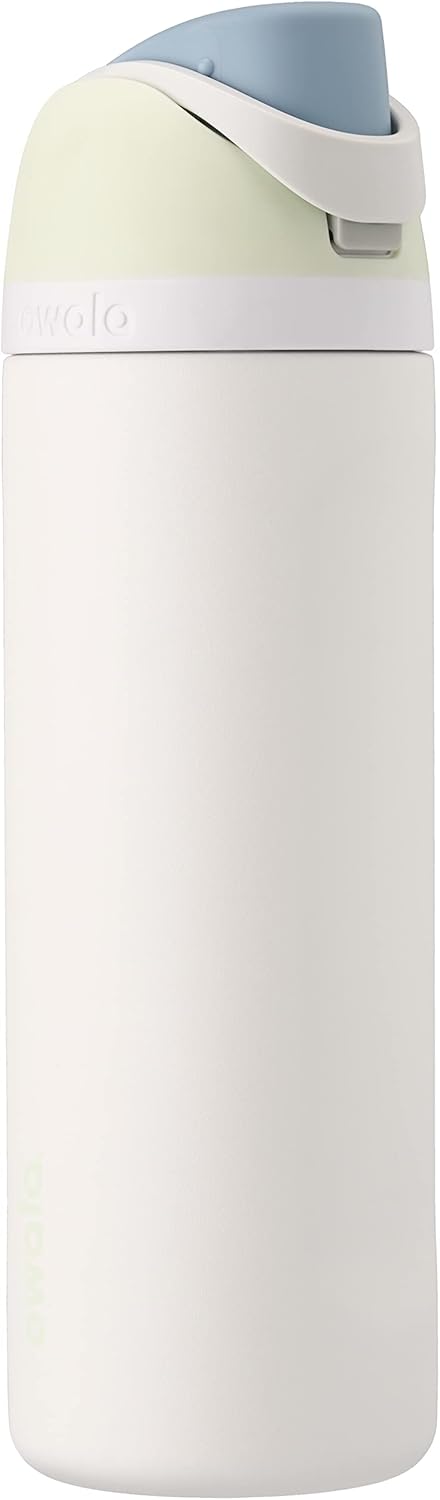 Insulated Stainless Steel Water Bottle with Straw and Silicone Boot I314024