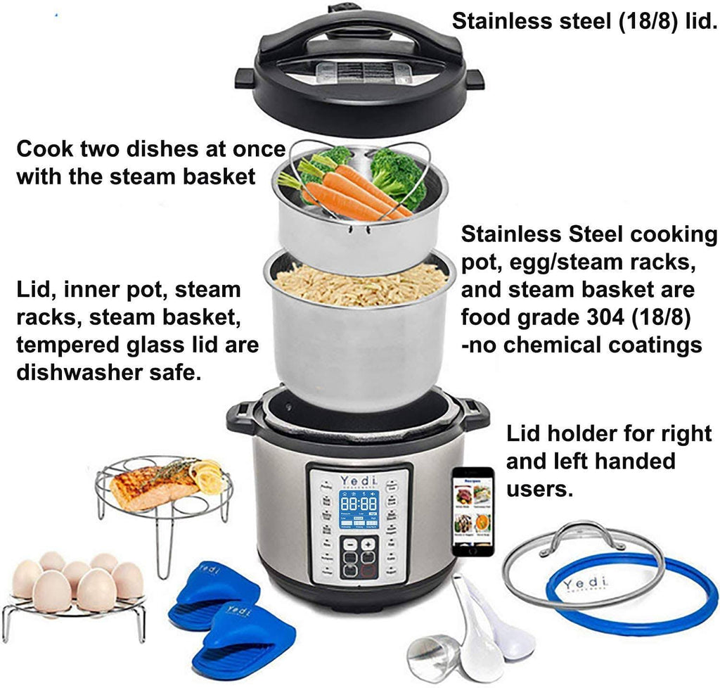 9-in-1 Programmable Pressure Cooker 8 qt A716510